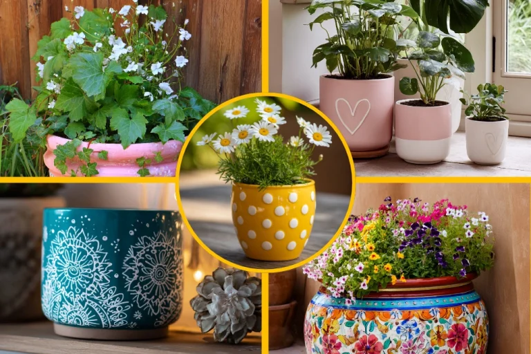 18 Painted Flower Pot Designs for a Pot-tastic Garden Transformation