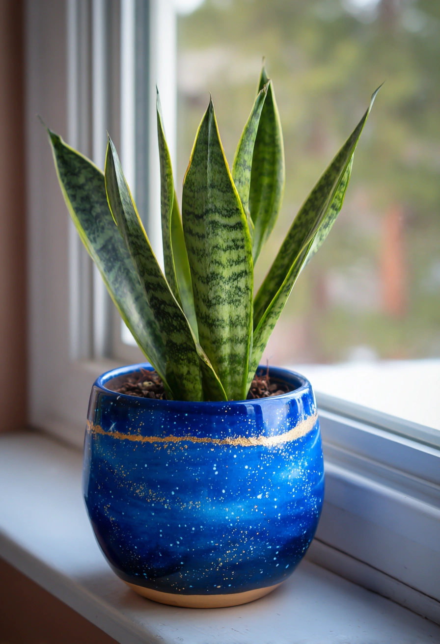 Galaxy-Inspired Pot with Cosmic Charm