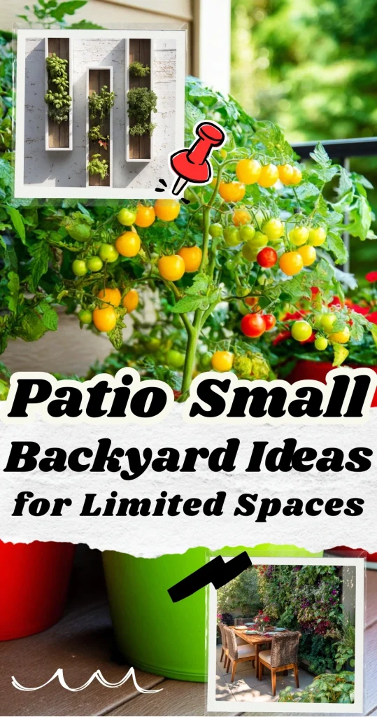 Patio Small Backyard Ideas for Limited Spaces