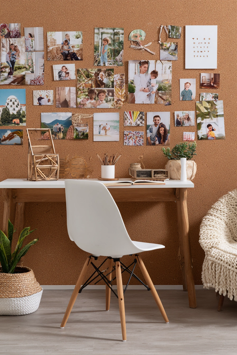 Personalized Workspace with a Cozy Touch