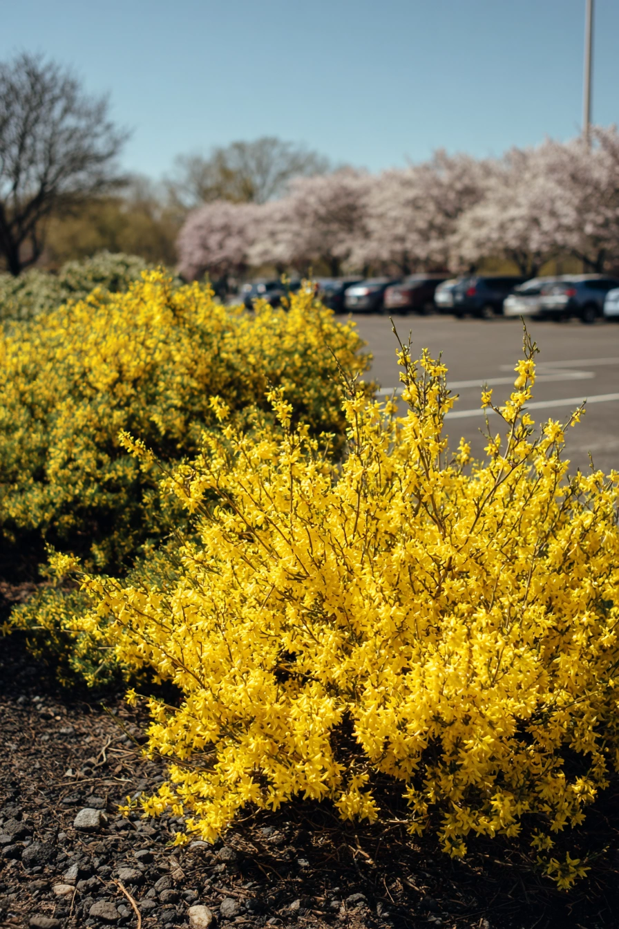 Sunny Forsythia for Compact Curb Appeal