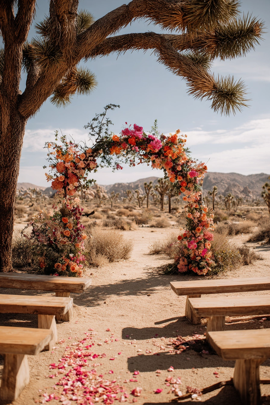 Desert Boho Wedding Arch