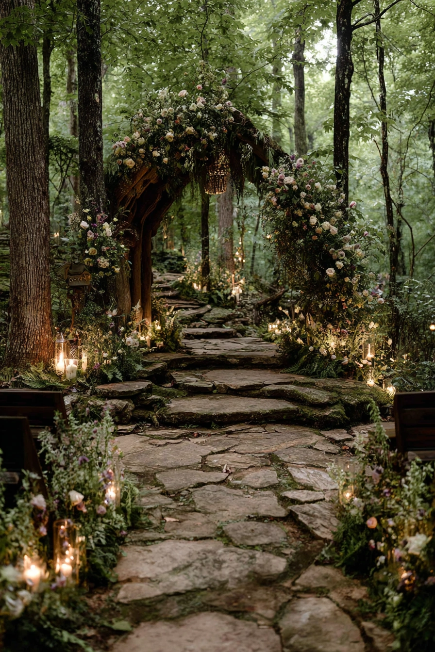 Enchanted Forest Boho Wedding Arch