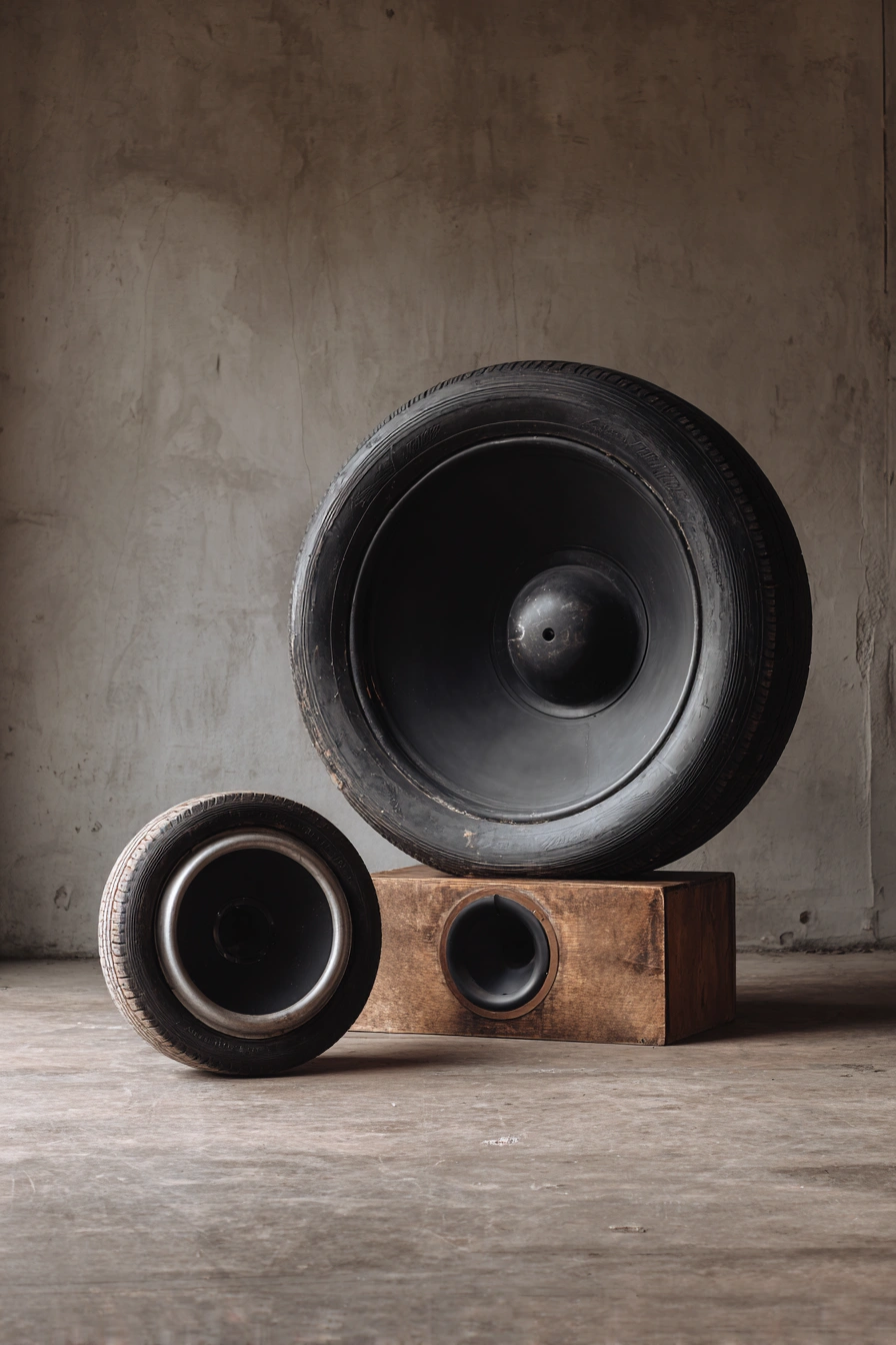 Industrial Tire Speaker Concept