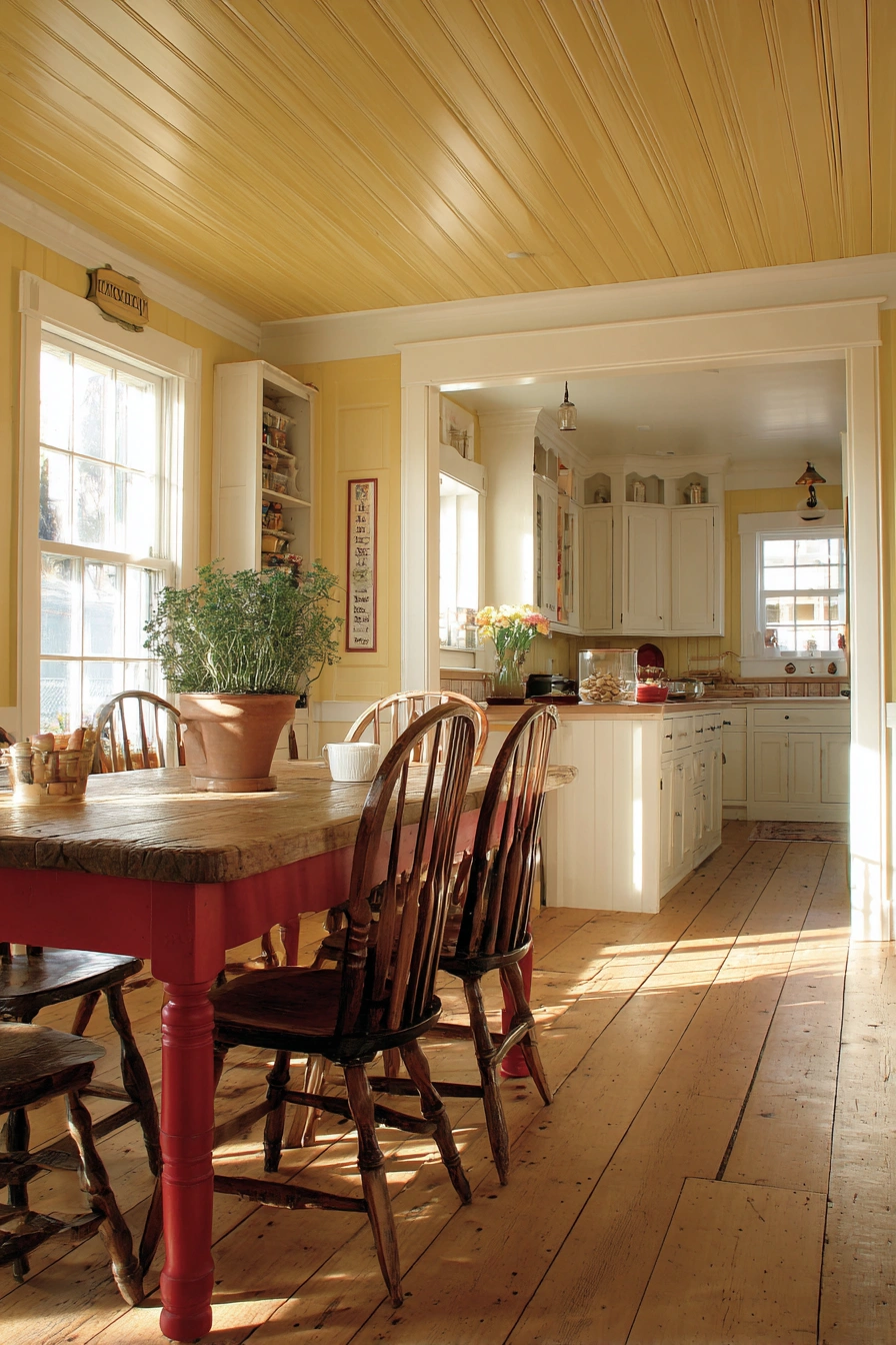 Sunlit Rustic Mexican Kitchen Charm