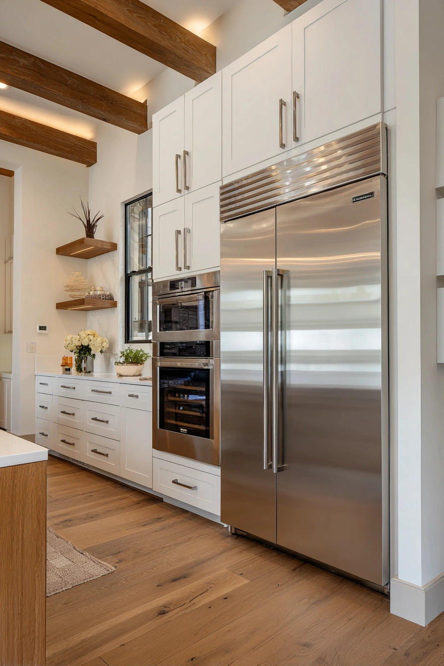 Classic Farmhouse with Rustic Beams