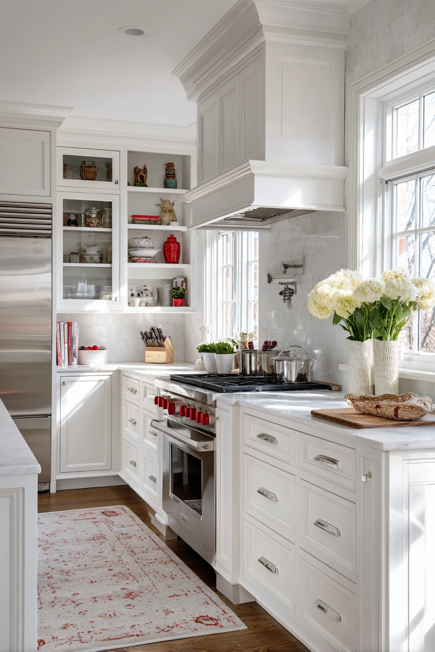 Timeless White Farmhouse Kitchen Classic