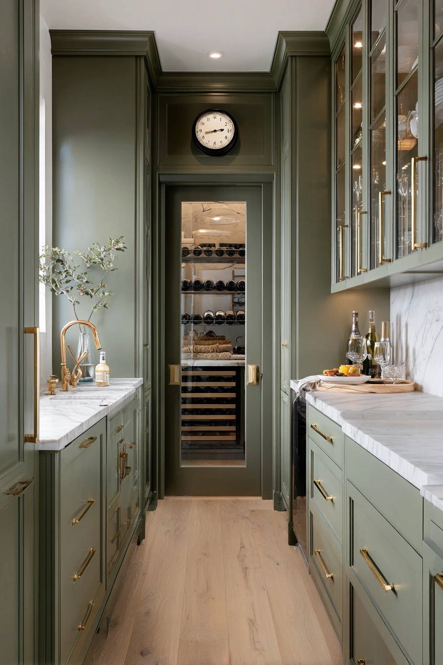 Classic Farmhouse with Elegant Green Tones