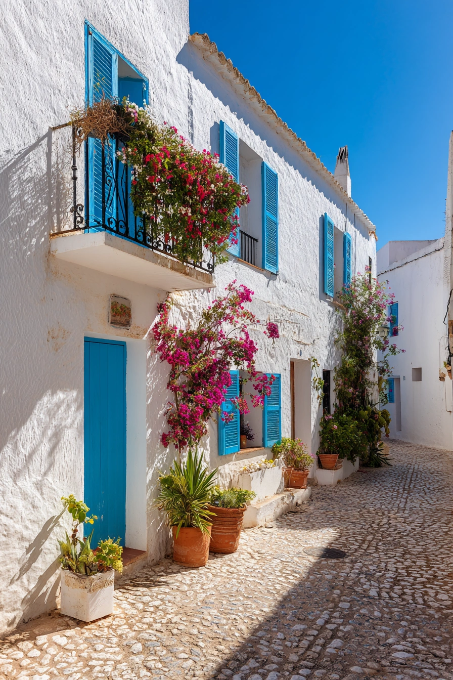 Charming Italian Street Facade