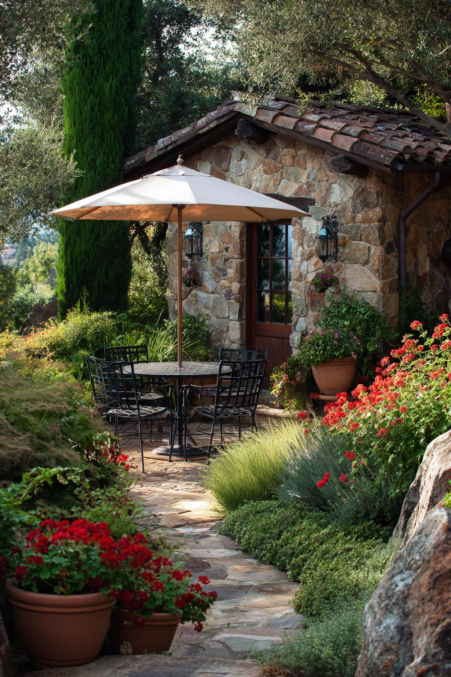 Secluded Italian Garden Patio