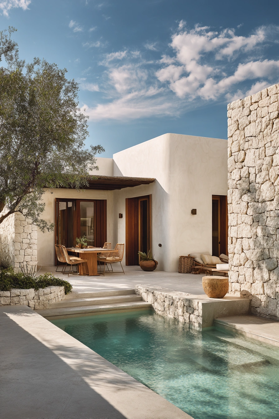 Modern Italian Courtyard Retreat