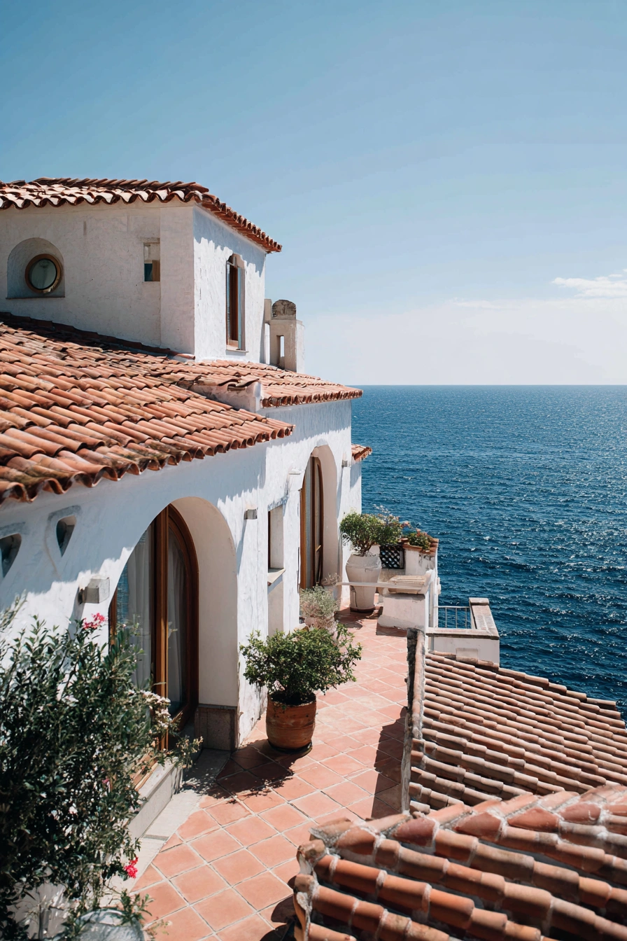 Cliffside Italian Villa Serenity