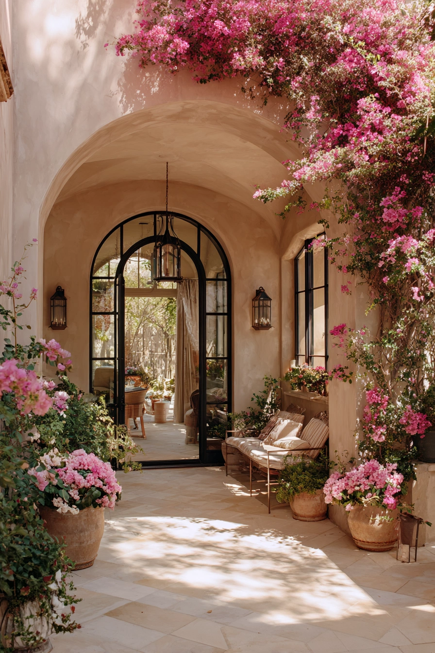 Romantic Italian Courtyard Charm