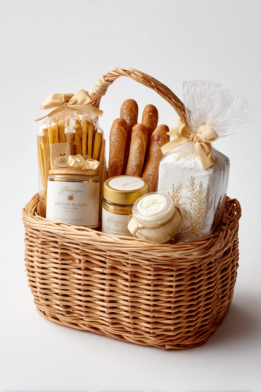 Gourmet Bread and Honey Gift Basket