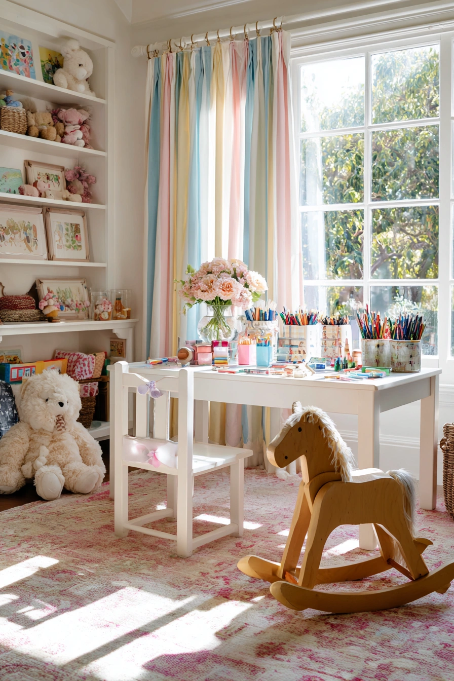 Sweet Pastel Girls Playroom