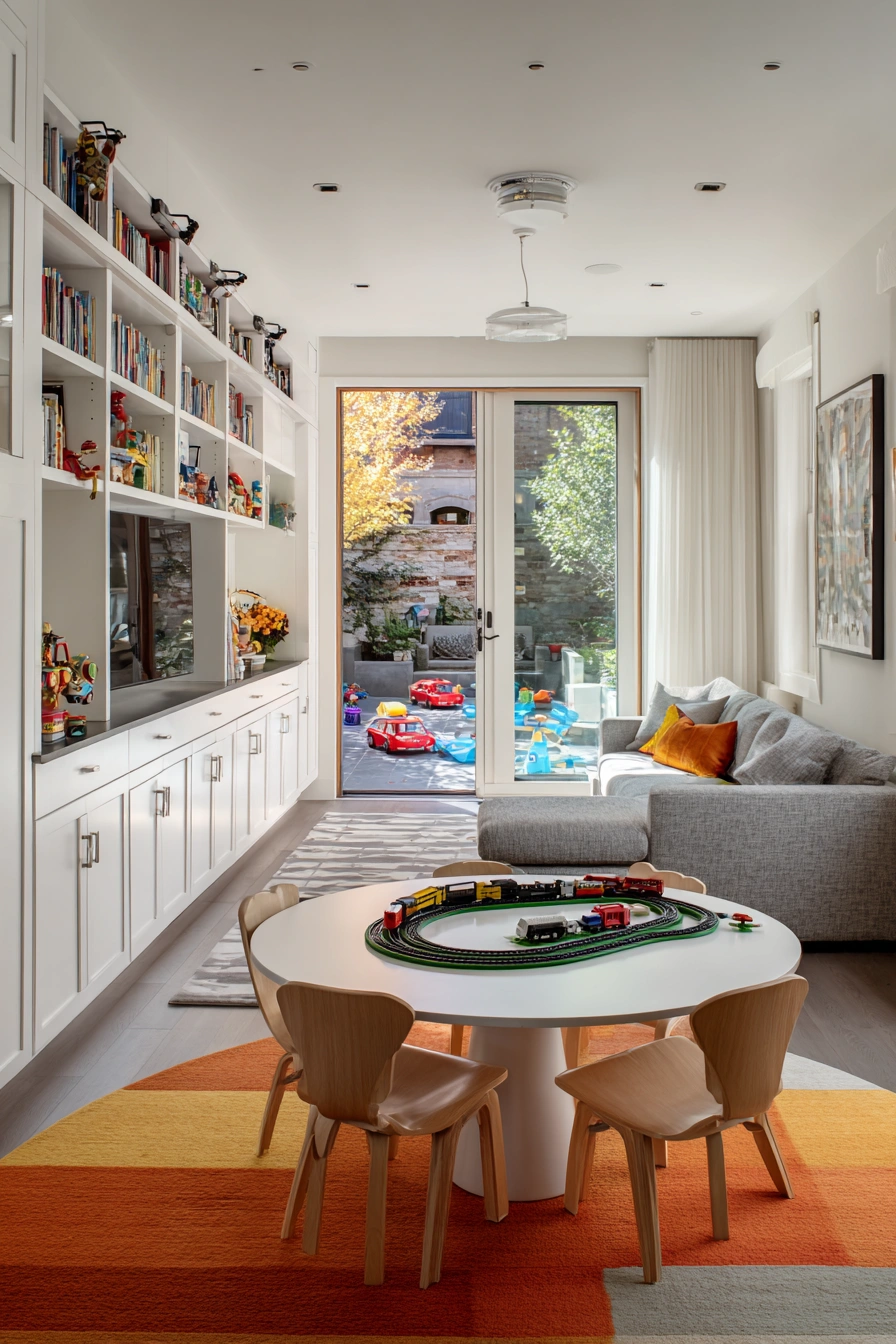 Bright & Playful Girls Playroom