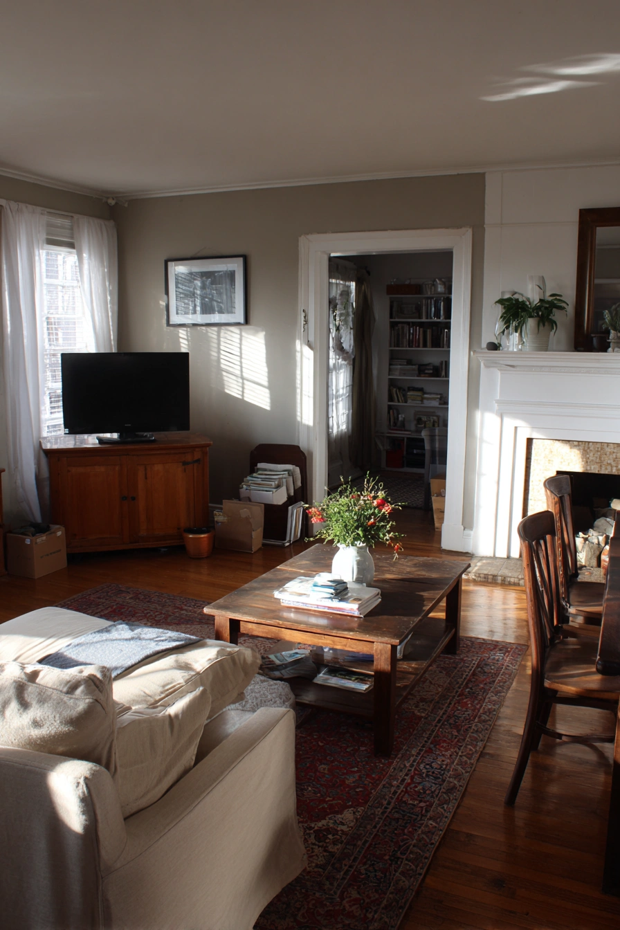 Smart Rectangular Living Room Layout