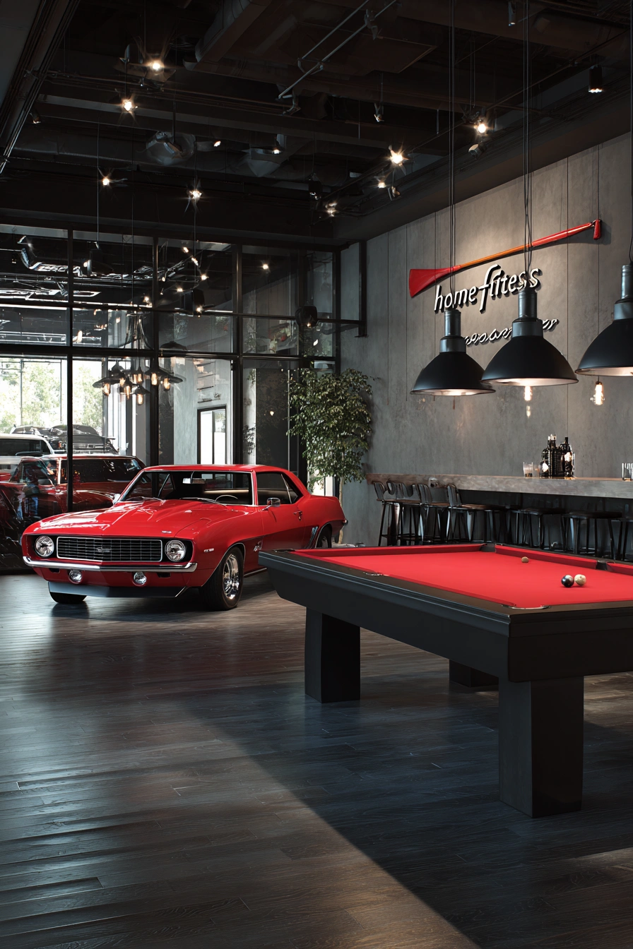 Classic Car Garage Man Cave