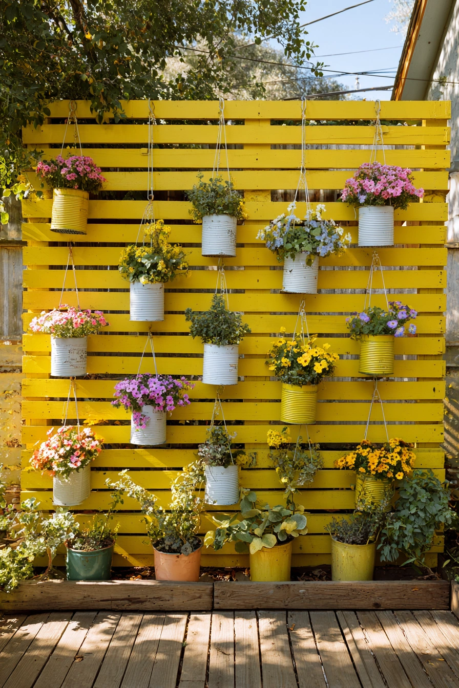 Bright Vertical Garden Wall Decor
