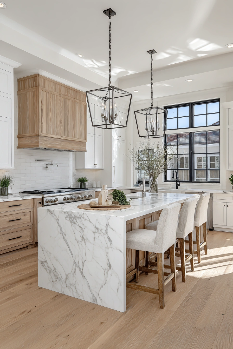 Light-Filled Mid-Century Kitchen Luxe
