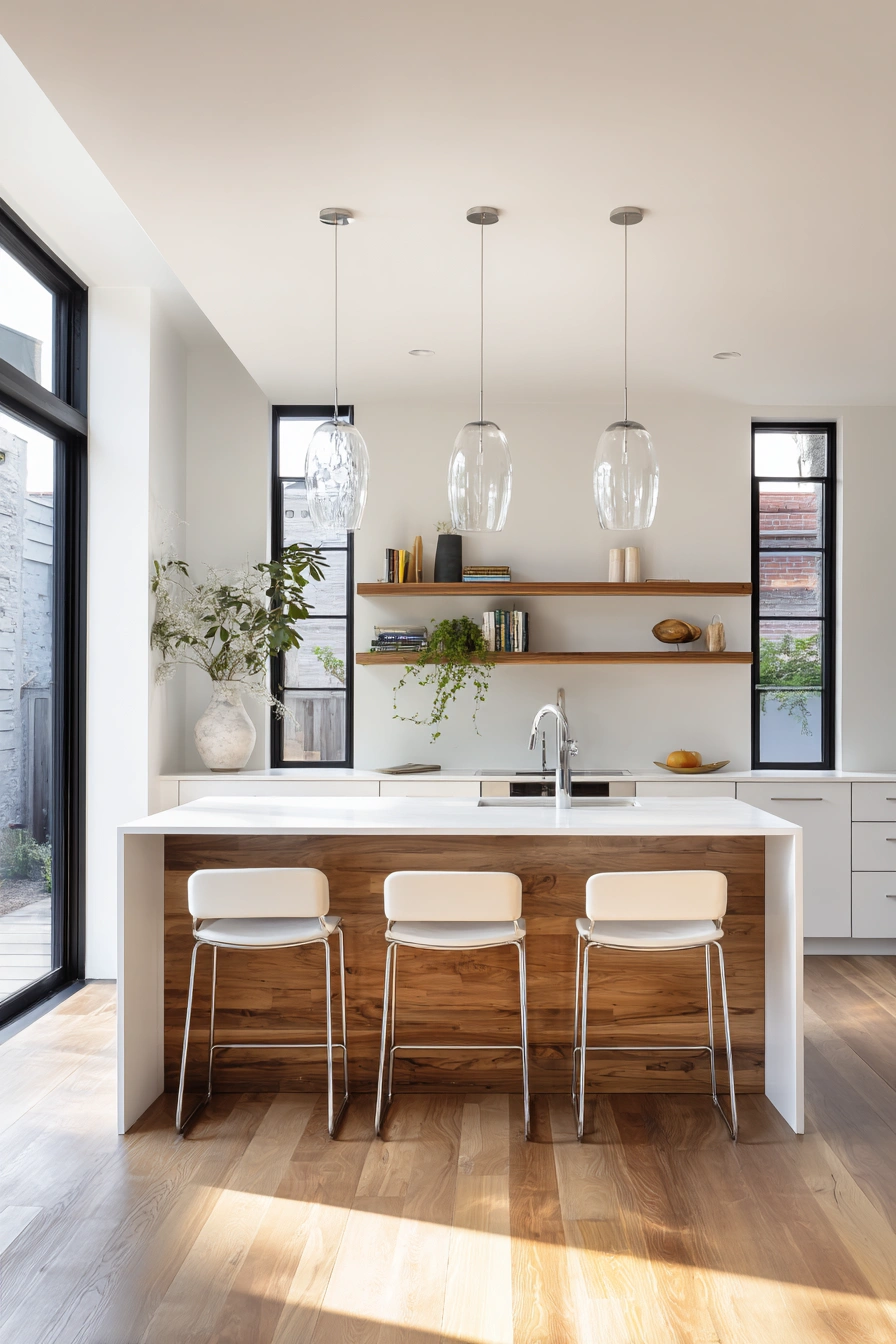 Minimal Mid-Century Kitchen Calm