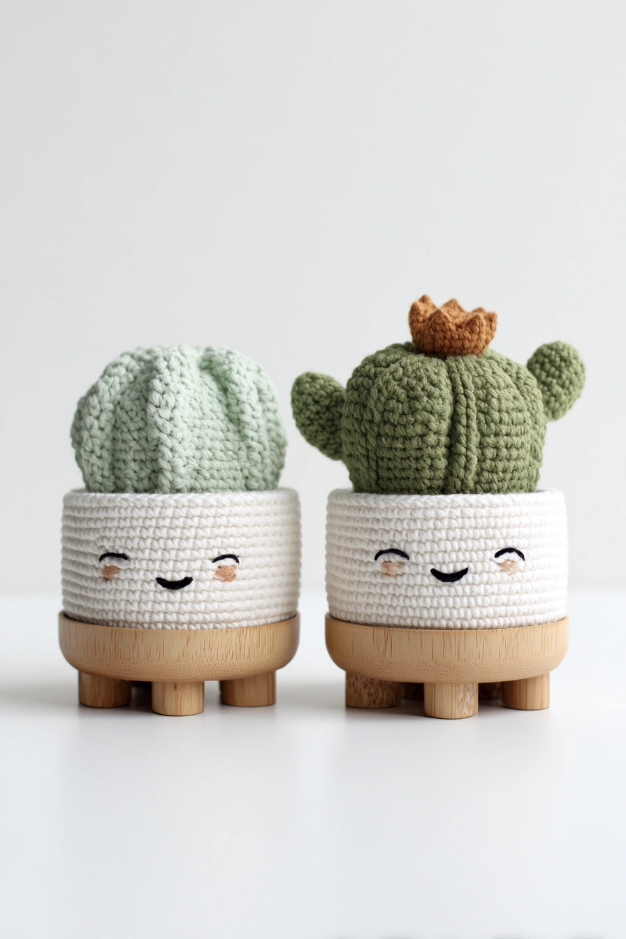 Adorable Crochet Succulent Duo