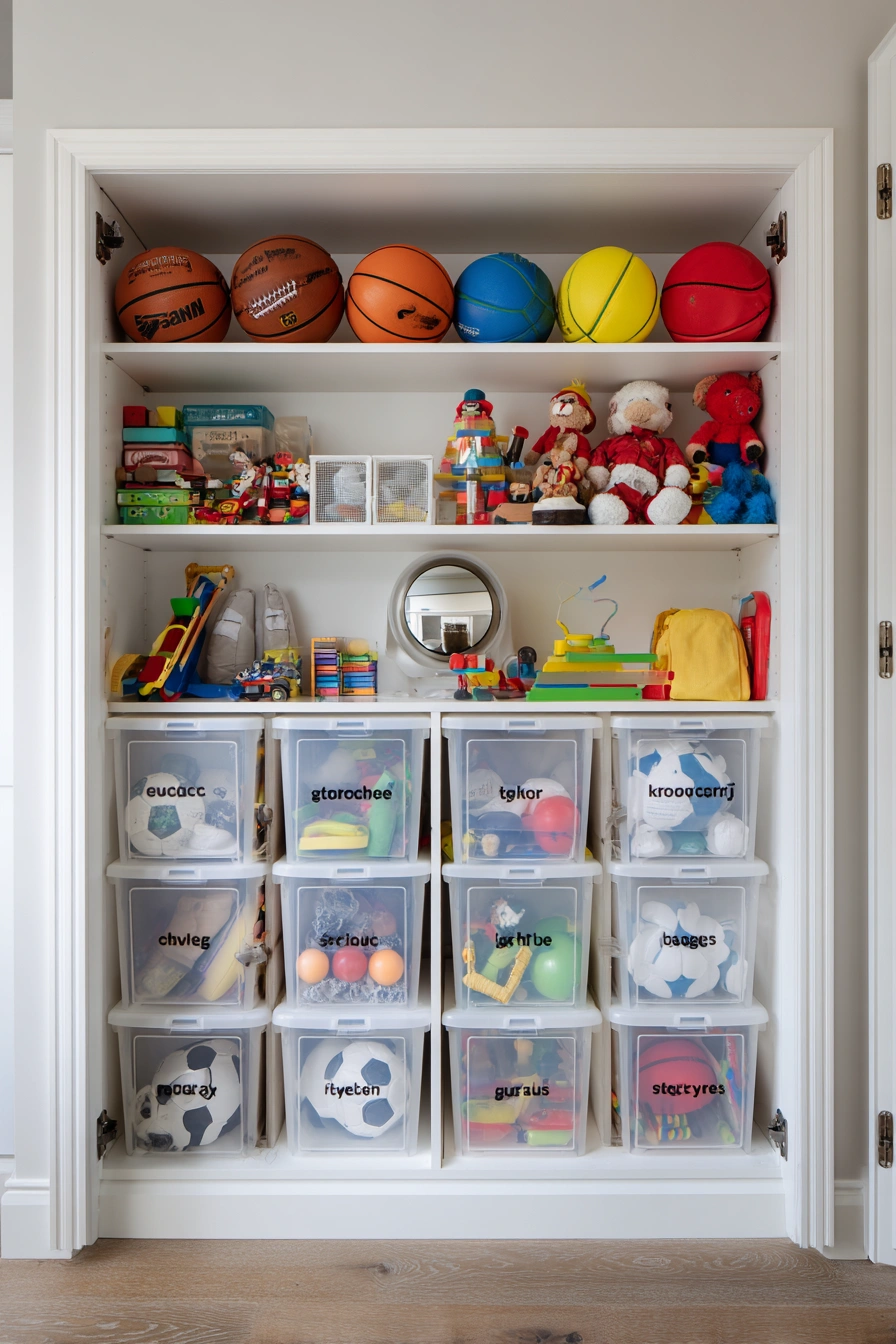 IKEA Closet Playroom Storage System