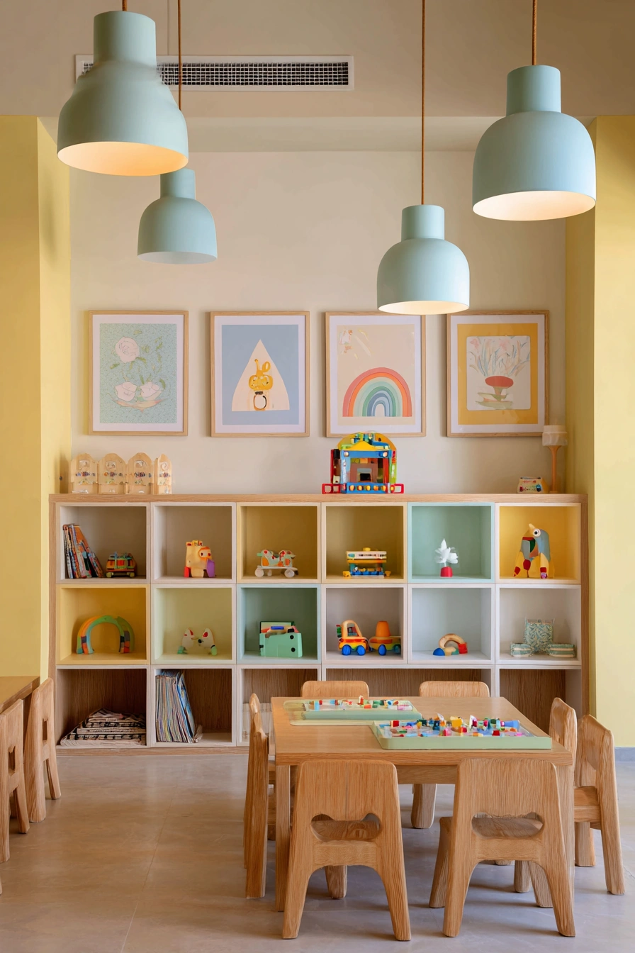 Bright IKEA Creative Playroom