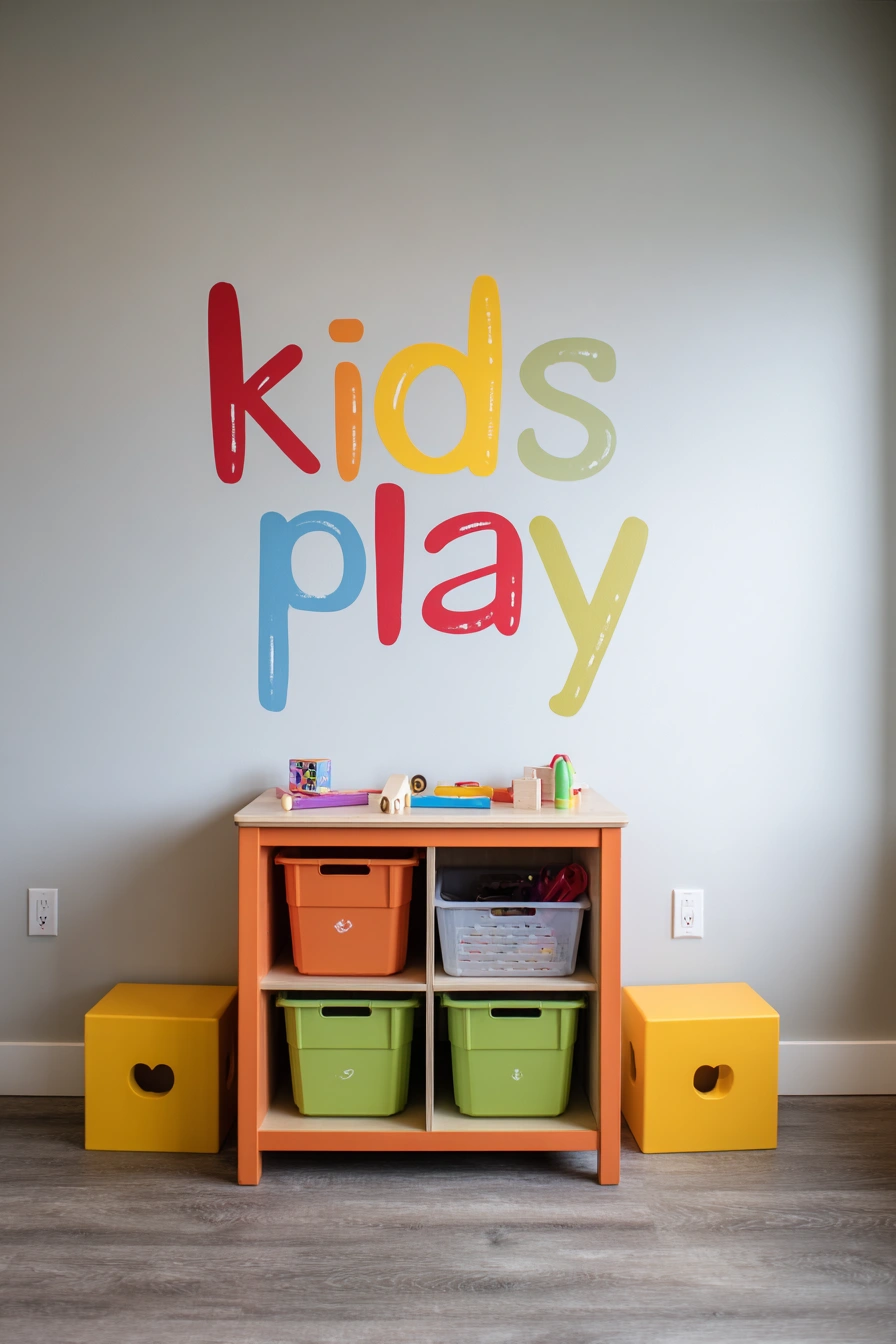 Colorful IKEA Kids Play Zone
