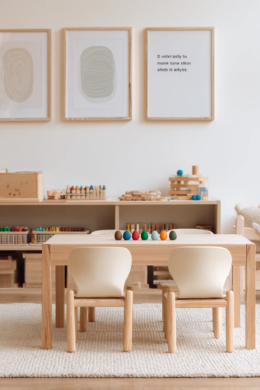Minimalist IKEA Montessori Playroom