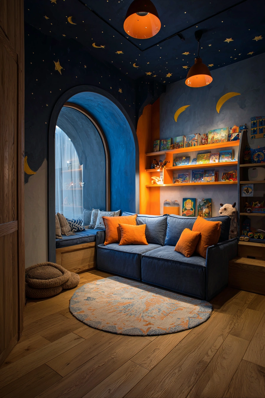 Starry Night Storybook Playroom