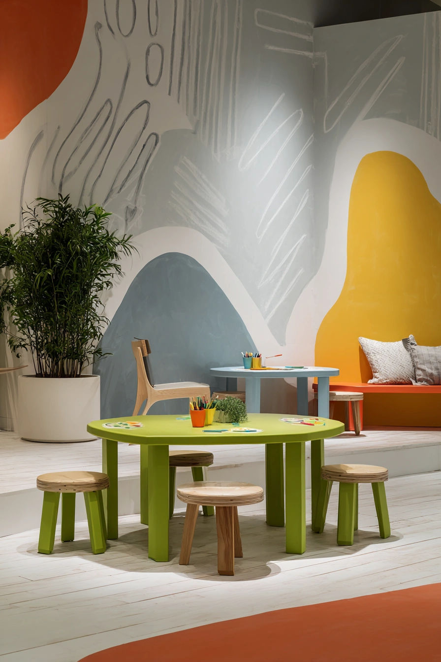 Colorful Creative Playroom Corner