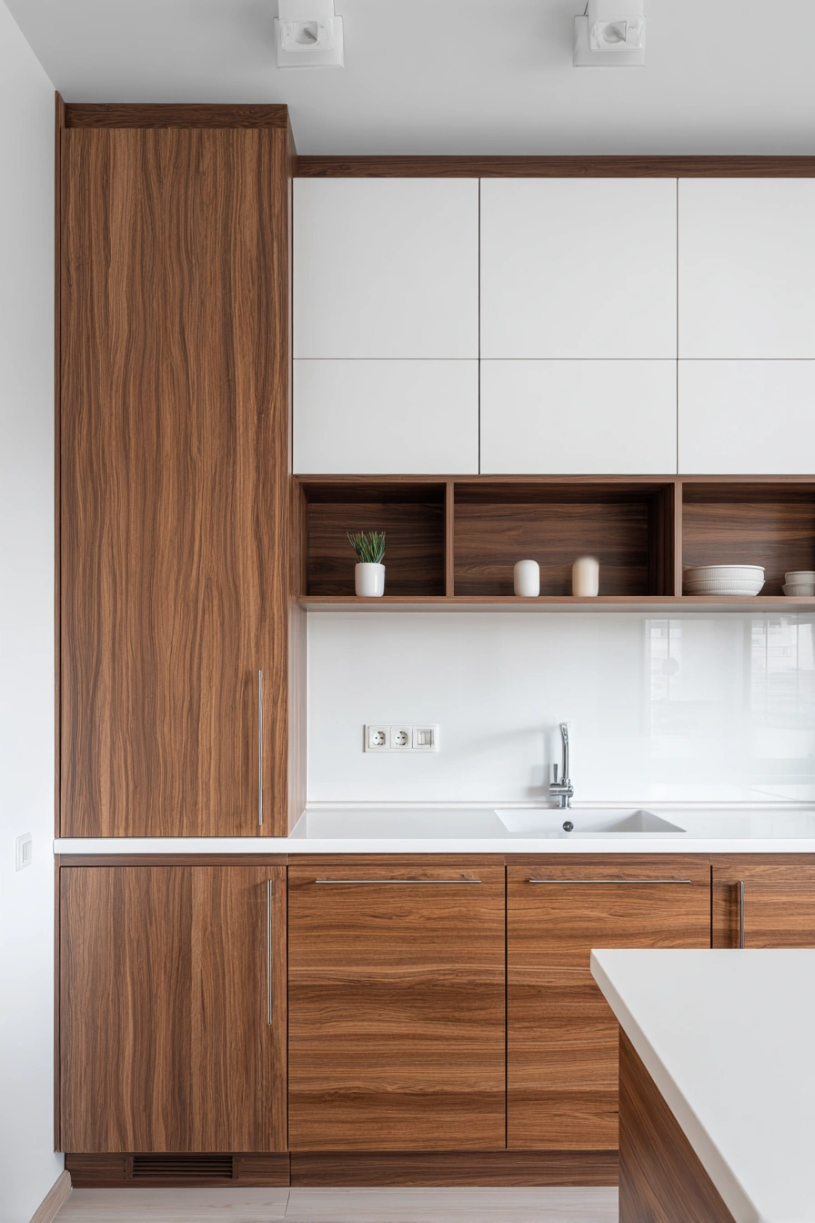 Sleek Wood Kitchen Minimalism
