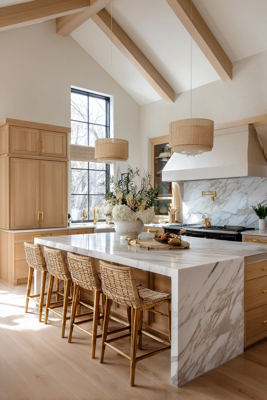 Elegant Wood Kitchen Serenity