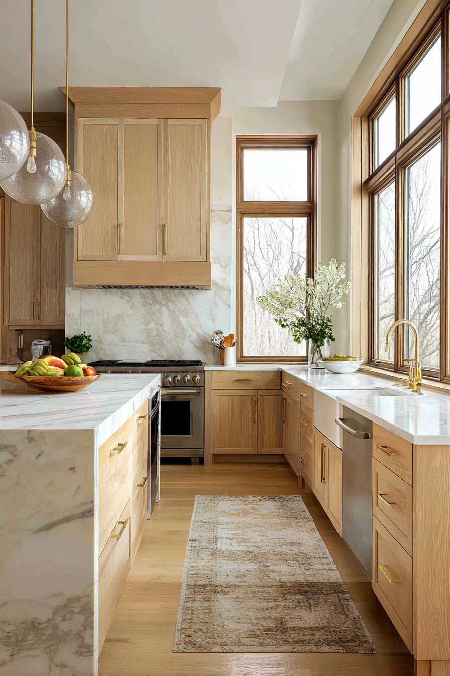 Light Wood Kitchen Elegance