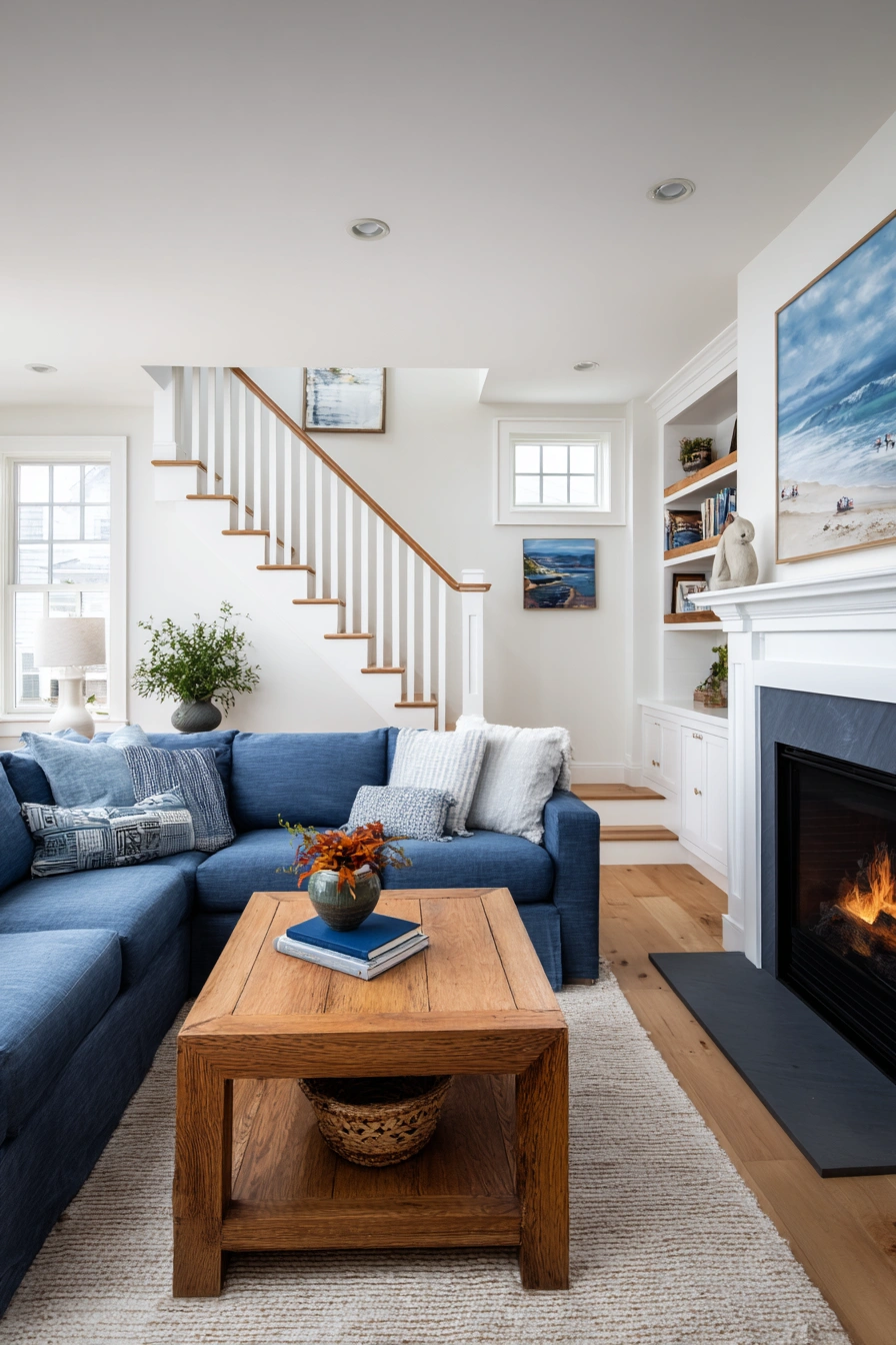 Coastal-Inspired Living Room Retreat