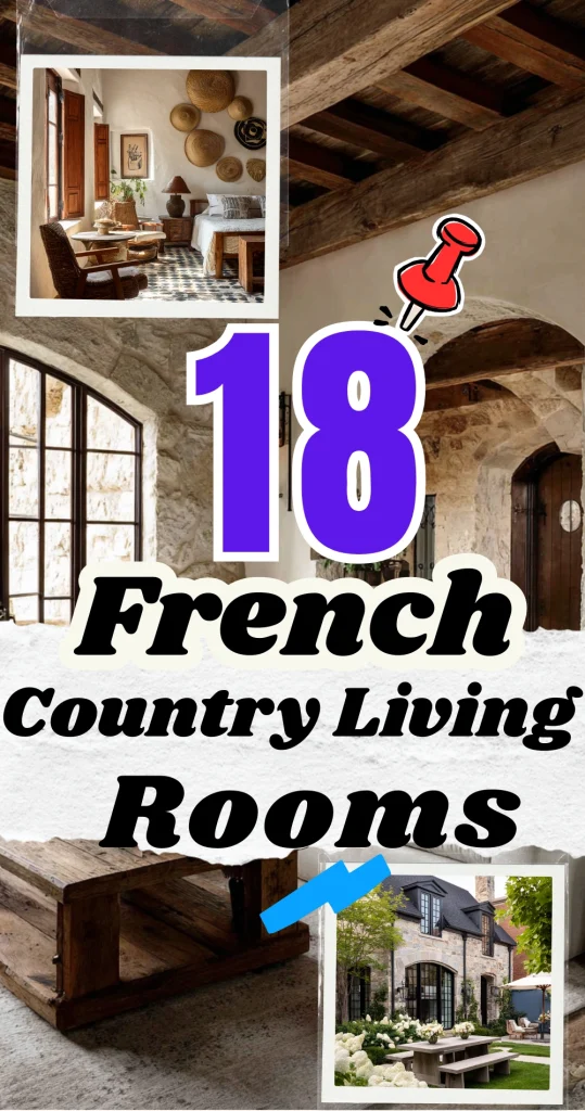 18 French Country Living Rooms That Blend Timeless Style and Comfort