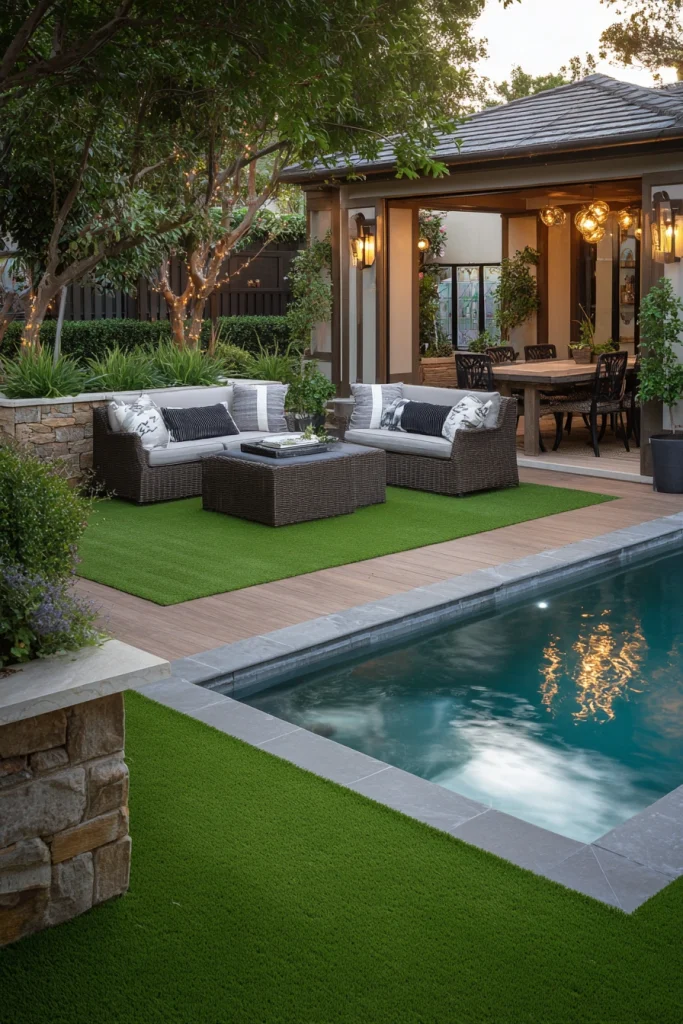 Luxury Backyard Retreat by the Pool
