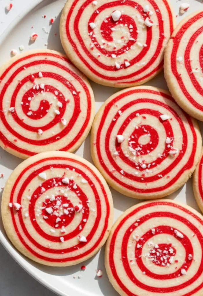 Peppermint Swirl Cookies