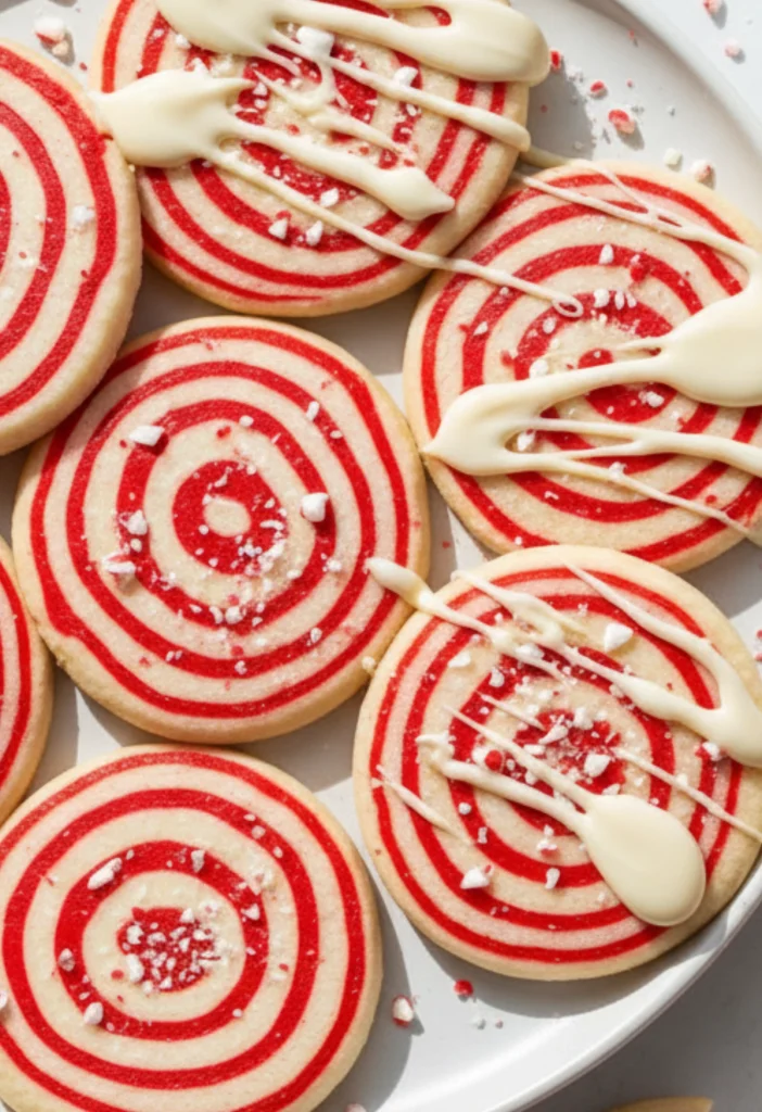 Peppermint Swirl Cookies