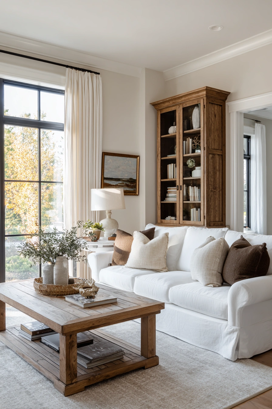 Soft Neutral Cozy Living Space