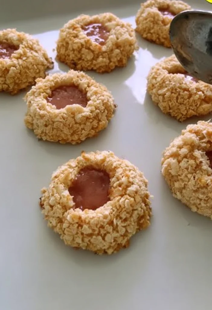 Chocolate Hazelnut Thumbprint Cookies