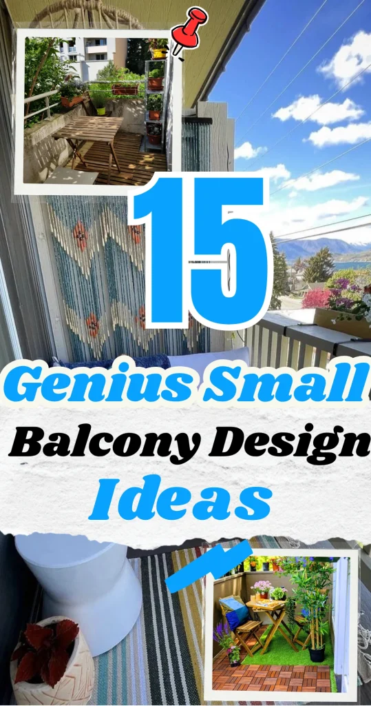 15 Genius Small Balcony Design Ideas for Tiny Outdoor Spaces